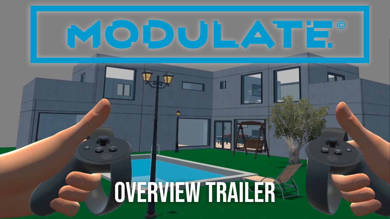 Modulate overview trailer with a house in Virtual reality